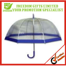 Transparenter PVC-Regenschirm